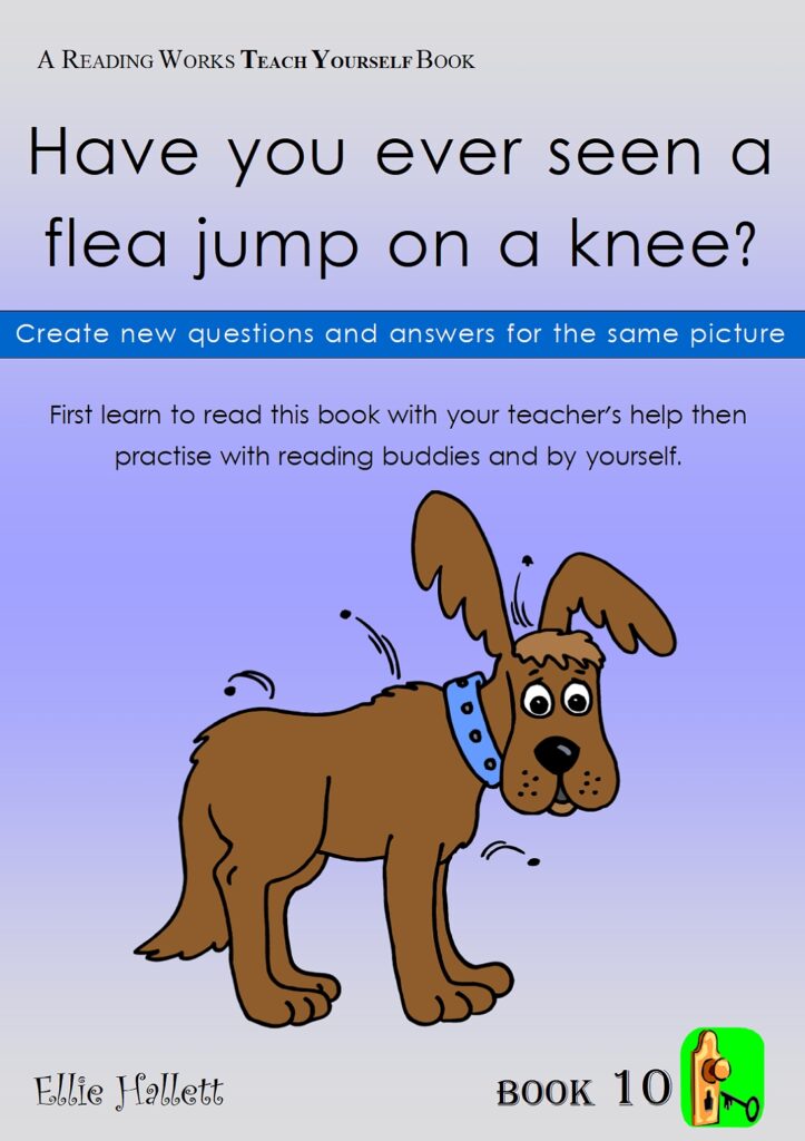 Have you ever seen a flea jump on a knee?