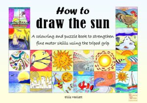 How to Draw Sun puzzle activity and drawing book